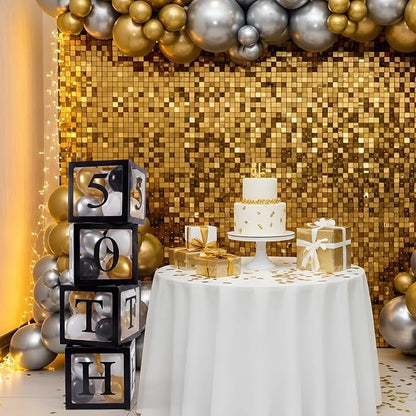 Gejoy 52 Pcs Happy 50th Birthday Party Decoration Men Women Balloon Box | 4 - Image 6
