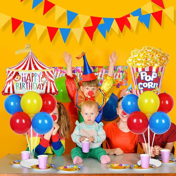 Carnival Circus Birthday Party Balloons Stand Kit 2 Sets - Image 6