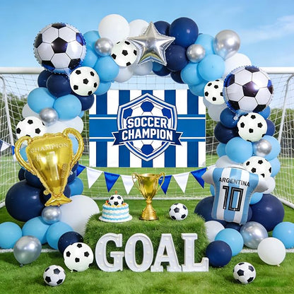Soccer Balloon Garland Arch Kit by Doneboo