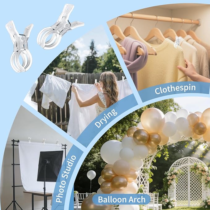 PUGPIU 12 Pack Balloon Arch Clips - Image 5