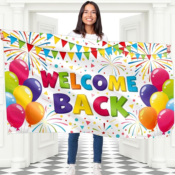 Welcome Back Banner by Bravita