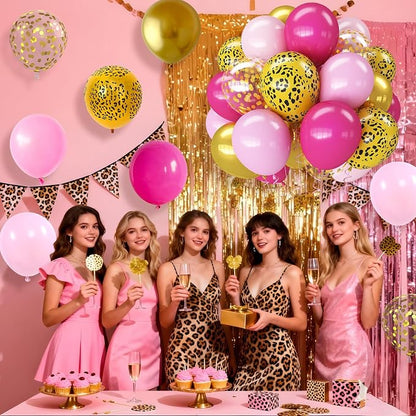 Hot Pink Cheetah Balloons - Image 6