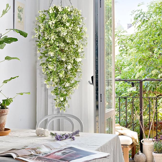 4pcs Fake Hanging Plants, Faux Ivy Fake Vines Greenery | Artificial Hanging - Image 3