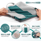 10 Set Compression Packing Cubes for Travel Essentials,Compressible Expandable Packing Cubes for Suitcase,OlarHike Luggage Organizer Bags,Handy Helper for Organizing Clothes(Dark Blue Green)