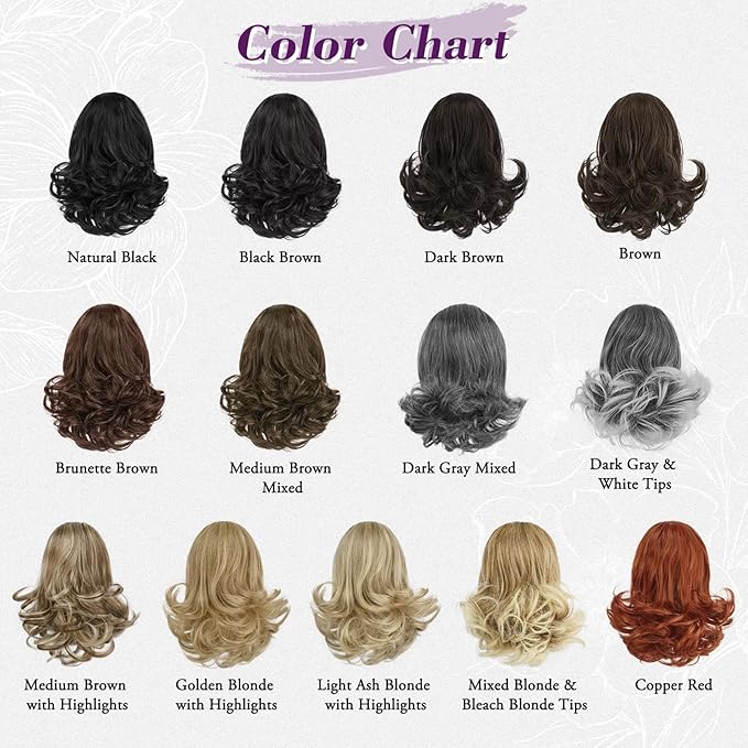 BARSDAR Drawstring Ponytail Extension - 10 Inch Short Wavy Black Brown Ponytail Extensions for Women - Synthetic Comb Clip in Ponytail Hairpieces Fake Pony Tails Daily - Black Brown