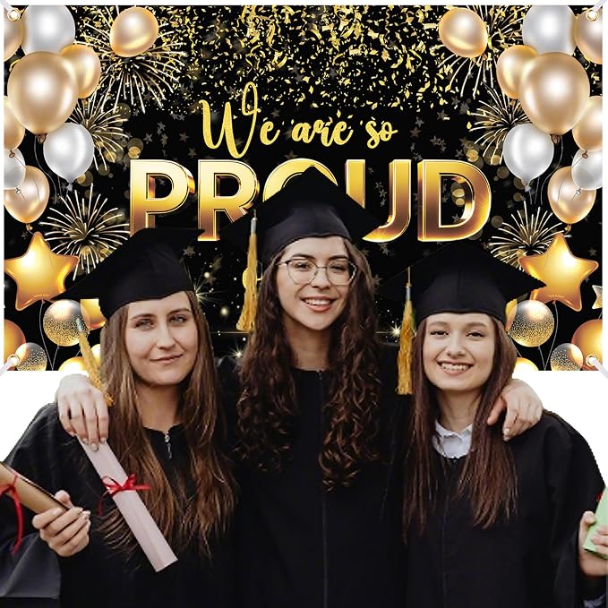 We Are Proud of You Banner – 6x4ft Graduation Banner, Congratulations Banner - Image 5
