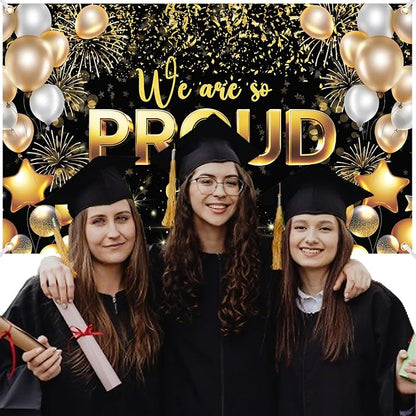 We Are Proud of You Banner – 6x4ft Graduation Banner, Congratulations Banner - Image 5