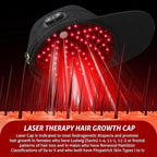 Laser Cap, Laser Red Light Therapy for Hair Growth System, Hair Thinning & Alopecia Treatment for Men & Women, Laser Cap for Hair Regrowth Stimulates Denser Fuller Hair