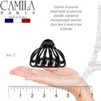 Camila Paris CP3050 French Octopus Hair Clip, Large Hair Clips for Thick Hair, Big Hair Claw Clip for Long Hair, Durable Girls Hair Clips for Women for Wavy Hair, Strong No-Slip Grip. Made in France