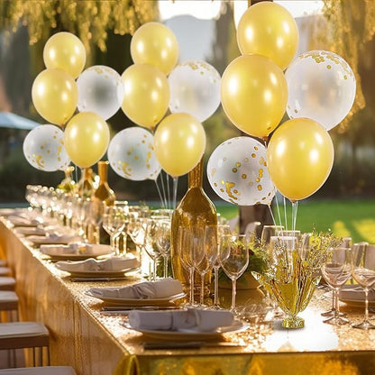 6 Set Gold Table Centerpiece Balloons Stand Kit - Image 4