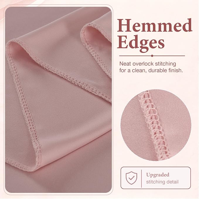 40ftx10ft Wrinkle Free Dusty Pink Backdrop Curtains - Image 4