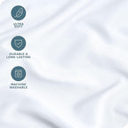 Bare Home Microfiber Bulk Pillow Cases - Standard/Queen Size Set of 4 - Cooling Pillowcases - Double Brushed - White Pillowcases 4 Pack - Easy Care (Standard - 4 Pack, White)