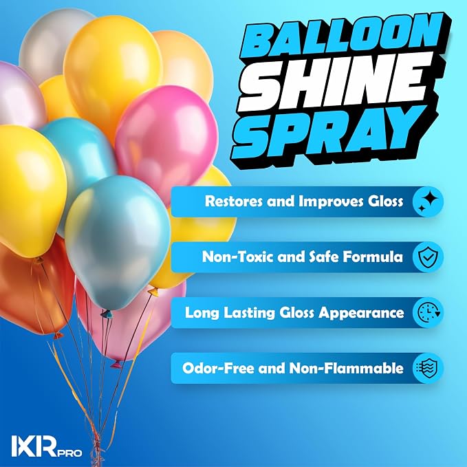 Balloon Shine Spray Set Instant High Shine Gloss - Image 2