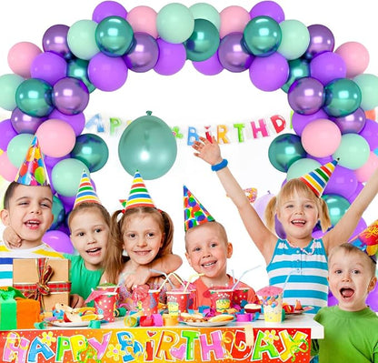 Patimate Mermaid Party Balloons Set - Image 2