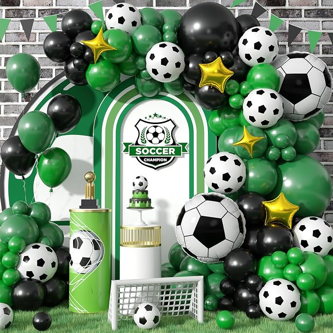 Soccer Balloon Garland Arch Kit by vibzox