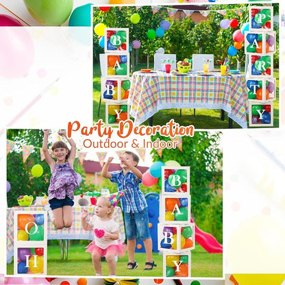 Zhanmai 6 Pcs Letters Numbers Boxes Balloon - Image 7
