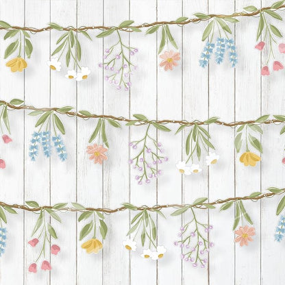 Cheerland 3pcs Wildflower Garland Flower Banner Floral Party Decorations by Cheerland