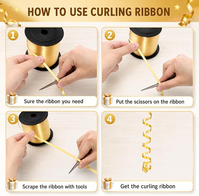 12 Roll 9000ft Curling Ribbons, 1/5 Inch Balloon String - Image 4