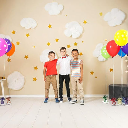 Metallic Plastic Wrapped Balloon Weights Party Decorations 12 Pcs - Image 6