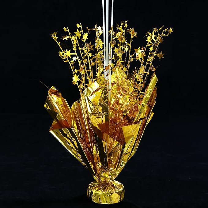 2 Set Gold Birthday Centerpieces - Image 6