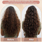 Curly Hair Brush Defining, Vented Curl Defining Brush for Effortlessly Detangling Shaping and Styling Women's Men's Curls on All Wet or Dry Hair Types, Reduces Frizz (Beige)