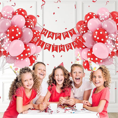 60pcs Strawberry Balloons 12inch - Image 5