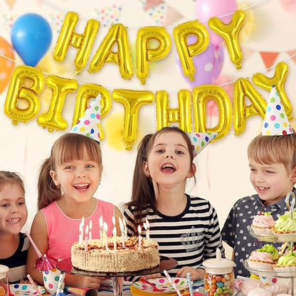 Happy Birthday Balloons Banner, Foil Balloon Personalized Name Letters Balloons - Image 3