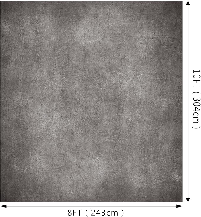 Gray Photo Backdrop Studio Abstract Texture Photography Background 8x10ft | - Image 2