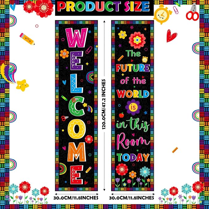Pasimy Classroom Welcome Banner Classroom Decoration - Image 2