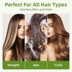 MRD Hair brush, Natural Bamboo Paddle Detangling Hairbrush, Massage Scalp Thick/Thin/Curly/Dry Hair For Women & Men