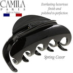 Camila Paris CP2385 French Hair Clip for Women for Thick Hair for Long Curly Wavy Hair, Large, Girls Hair Claw Clips Jaw Styling Hair Accessories for Women, Strong Hold No Slip Grip, Made in France