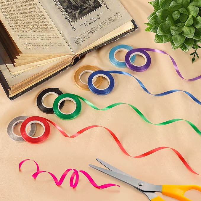 30 Rolls Curling Ribbons, 15 Colors Balloon Ribbon Gift Wrapping Ribbons - Image 3