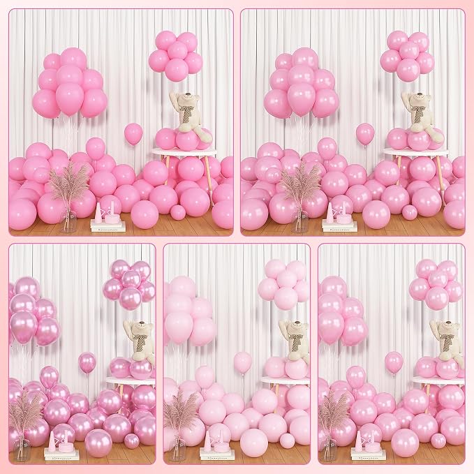 Amandir 153pcs Pastel Light Pink Balloon Garland Arch Kit Different Sizes | 18 - Image 6