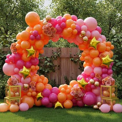 Patimate Orange Balloons 100 Pack 12 Inch Matte Orange Latex Balloons - Image 6