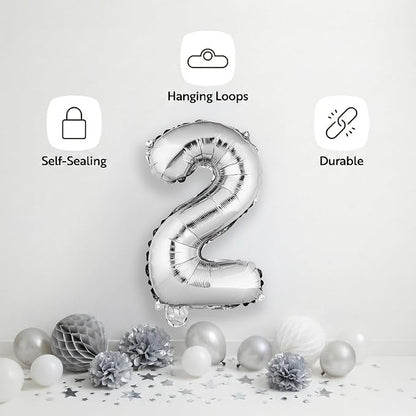 Restaurantware Balloon 1 Pack of Mylar Hanging Reusable Self-Sealing Balloons - Image 4