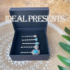 Women's Western Turquoise Hair Clips Set of 5 Decorative Bobby Pins Boho Hair Barrettes