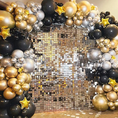FOTIOMRG 120pcs 5 inch Metallic Gold Balloons | Birthday, Graduation, Baby - Image 5