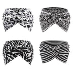 Extra Wide Headbands for Women Large Turban Headband Non Slip Boho Elastic Hairband Hair Twisted Knot Head Bands Accessories