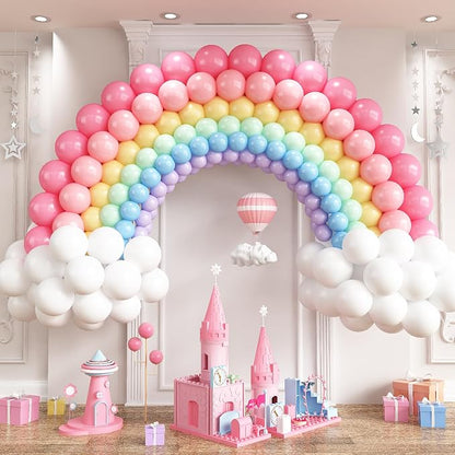 Rainbow Linking Balloons by Govpy