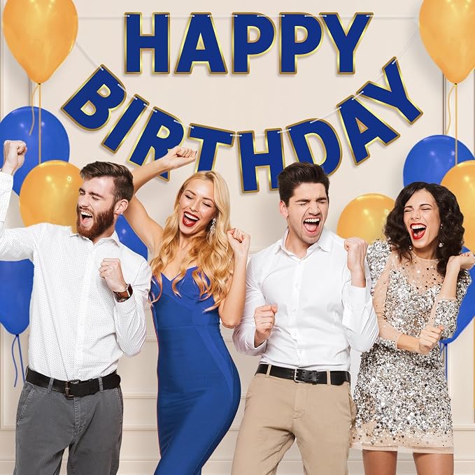 Pre-Strung Happy Birthday Banner - Image 5