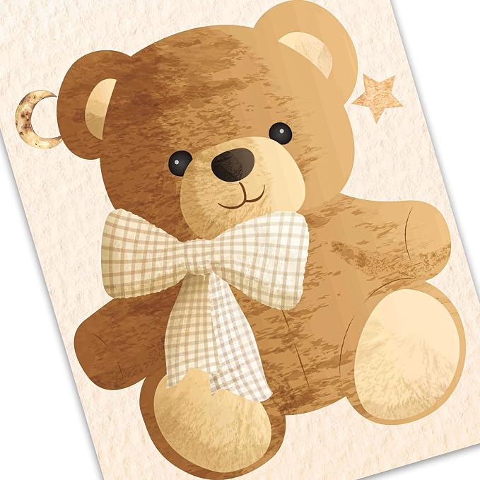 We Can Bearly Wait Baby Shower Decorations 2Pcs Bear Baby Shower Porch Sign - Image 7