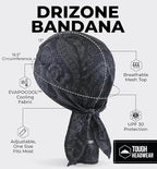 Cooling Helmet Liners - Do Rag Skull Caps for Men - Cooling Head Wraps, Hard Hat Liner - Motorcycle Pirate Bandana