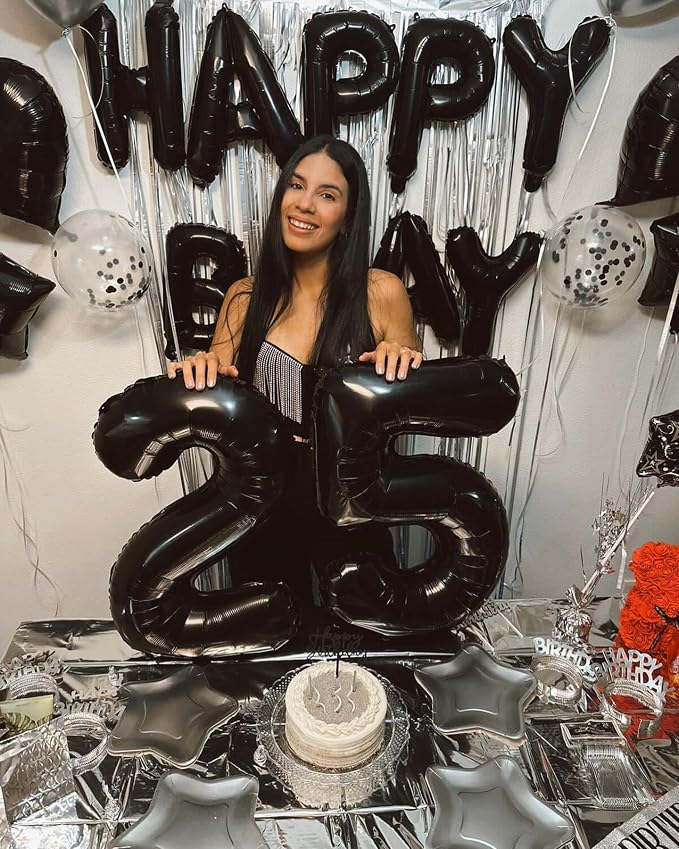 Black 15 Balloon - Image 2