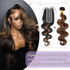 P1B/30 Human Hair Bundles Body Wave Highlight Brown Color Body Wave Bundle 100% Real Human Hair And True To Length 18 20 22 Inch 3 Pcs/Pack