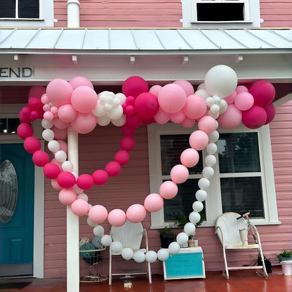 Pastel Pink and White Linking Balloons - Image 6