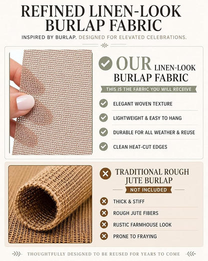 Pre-Printed Banner Kit – 97 BURLAP Flags - Image 7