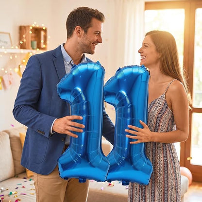 YPSelected 32 Inch Large Foil Helium Number Balloon Birthday Wedding Party 0-9 - Image 3