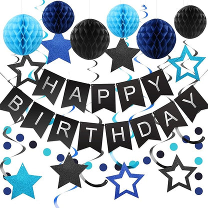 meowtastic Birthday Decorations Happy Birthday Banner by meowtastic%C2%AE%E2%80%94Idealforyourparty