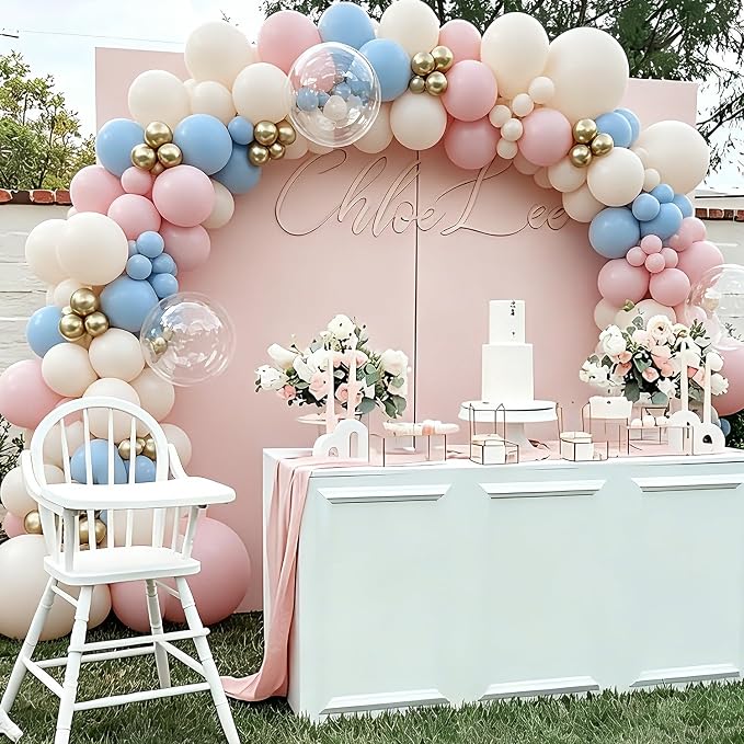 Gender Reveal Balloon Arch Kit for Gender Reveal Baby Shower Decorations | Pink - Image 3