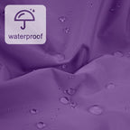 Reusable Shower Cap for Women, Large Waterproof Shower Essentials Bonnet Washable Elastic Band Bath Hair Wrap Hat for Long Hair, Braids(Lavender)